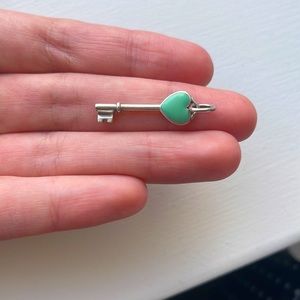 Tiffany’s Blue Heart Key Pendant